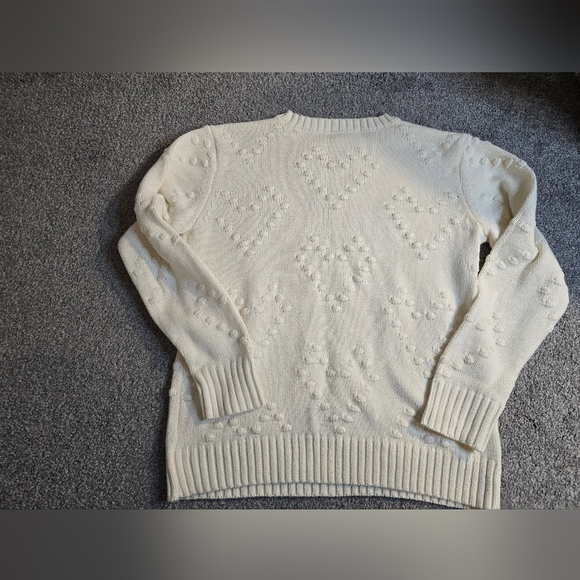 St John's Bay Vintage Knit Crewneck Sweater Countryside Chic Coastal Boho - Picture 2 of 6